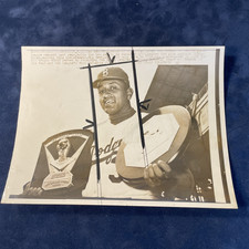 New York Dodgers Don Newcombe Cy Young Award 1960s UPI Press Photo picture