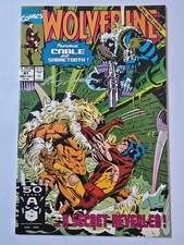 Wolverine #41 (1991) - Signed by Artist Marc Silvestri - Sabretooth Cable NM picture