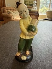 Vintage Royal Copley Chinoiserie Porcelain Figurine 1950s Chinese Style USA Made picture