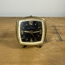 Mini VTG FRENCH MAKERS BAYARD Alarm Clock See Video Unknown If Works Assume not picture