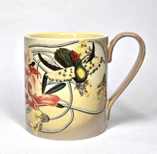 Anthropology Coffee Mug Hummingbird Orchid Floral Birds 16 oz New picture