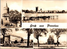 Views Prenzlau Germany Featuring Mitteltorturm Stamp Real Photo RPPC Postcard picture