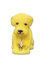 Boyd’s Chrystal Art Glass’s HP 1999 Christmas Pooche The Dog in Harvest Gold picture