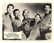 Frankie Lymon and The Teenagers 1956 Rock Rock Rock Alan Freed 8x10 inch photo picture