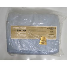 Vintage Chatham Purrey Blanket Light Blue 72x90 Rayon Acrylic No 8-41 NOS picture