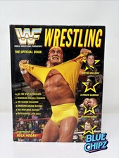 WWF WRESTLING: THE OFFICIAL BOOK BY EDWARD R. RICCIUTI 1992 HB HULK HOGAN Intro picture
