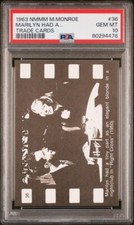1963 NMMM MARILYN MONROE NIGHTCLUB IN RIGHT CROSS 1950 #36 PSA 10, POP 2 picture