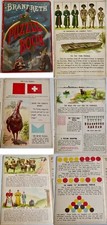 Antique 1896 Quack Medicine BRANDRETH PUZZLE BOOK  Advertising POROUS PLASTER CO picture