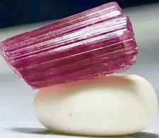 Brilliant Tourmaline Rubellite Crystal Natural Raw Gemstone Specimen Untreated picture