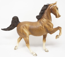 Vintage Breyer Horse Commander Five Gaiter Sorrel Charcoal Brown Mane Eye Whites picture
