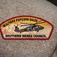 MINT CSP Southern Sierra Council Military Popcorn Sales Helicopter SA-? picture