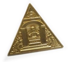 PYRAMID ALL SEEING EYE Freemason Master Masonic Hat Jacket Tie Tack Lapel Pin picture