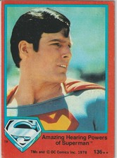 1978 DC Comics Superman The Movie Trading Card #136 Amazing Healing Powers... picture