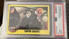 1989 Topps Batman Copter Escape Joker Jack Nicholson PSA 9 POP 1 picture
