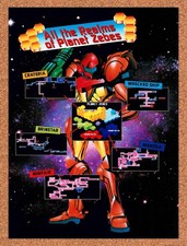 1994 Super Metroid Realms Of Planet Zebes Original Advertisement / Promo vr9 picture