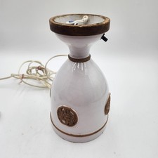 Vintage Ugo Zaccagnini Italian Pottery Accent hanging Raymor pendant light picture
