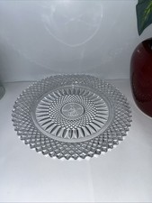 Vintage 1978 Fostoria USA Lead Crystal Avon Miss America Commemorative Plate picture