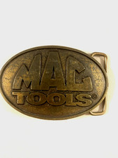 New Vintage Mac Tools Limited Edition Belt Buckle Mechanic Collectible picture