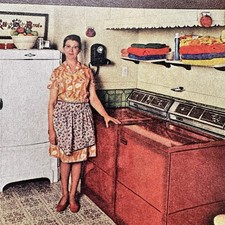 Frigidaire Washer Dryer Vintage Print Ad 1972 Appliances Home Decor Advert Art picture