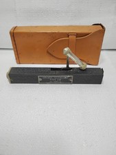Vintage Matthews Teleheight Type CW Surveying Tool With Leather Case picture