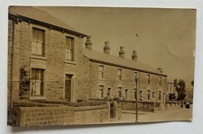 RPPC Stone Row Houses Street Scene England UK Real Photo Postcard C10 picture