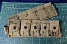 WW2 US Military Rare M1 Grand Ammunition Belt 1943 Mint Condition picture