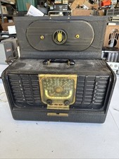 Vintage 1949-51 Zenith Trans-Oceanic Model G-500 Radio Powers On For Restore picture