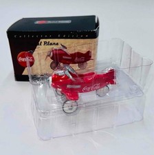 Coca Cola PEDAL PLANE Collector Edition 1:18 Scale, Die Cast Metal, 1997, NEW picture