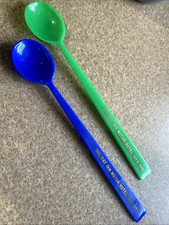Vintage Holiday Inn Motor Hotel Plastic Advertising Spoons set of 2 picture