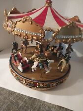 Vintage Mr Christmas Carousel Lighted Animated 30 Songs picture