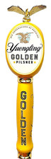 *NEW* YUENGLING - GOLDEN PILSNER - 3D PUB KNOB - BEER TAP HANDLE (Eagle Topper) picture