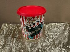 New Tupperware Beautiful One Touch Canister 3.1L Popcorn Theme in Red Seal picture