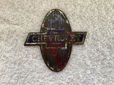 Used Vintage 1920-1930s OEM Chevrolet Bowtie Hood Radiator Badge Emblem picture