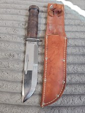 Vintage WWII Cattaraugus 225 Q Fighting Knife with Sheath picture