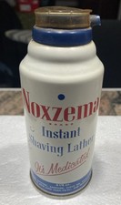 vintage 1960s NOXZEMA Medicated  SHAVING CREAM can picture