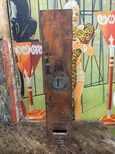 VINTAGE C. 1910 LION CLEAR GUMS PENNY OPERATED VENDING MACHINE SIGN BRITISH RARE picture