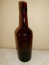Nice Pre Prohibition Amber Whiskey Bottle~H. B. Kirk & Co.~N.Y. N.Y.~Fifth~12