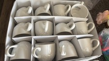 VTG New Christian Dior French Country Rose Oyster White Coffee Cups 12 Set NOS picture