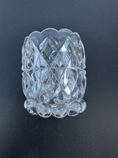 U.S.Glass Diamond Waffle Toothpick Holder 1891 picture