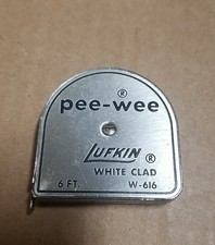 Vintage Lufkin 6 foot PEE-WEE tape measure rule in W-616 Great picture