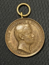 Rare German Medal 1907 Central African Expedition Adolf Friedrich Mecklenburg BR picture