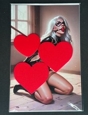 Keys Comics Black Cat Virgin Variant Naughty Limited to 100 Sold Out Rare picture
