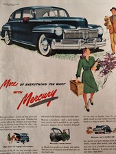 1947 Collier's Ad MORE of Everything You Want with MERCURY Automobiles picture