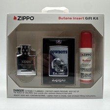 Zippo NFL Dallas Cowboys  47690 Double Torch Butane Lighter Gift Set picture