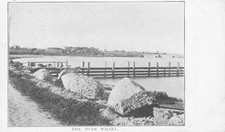 Dyer Wharf, Fairhaven, Mass.Postcard Antique 1906 Undivided Back N picture
