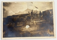 1900's Circus Sideshow Carnival antique photo Police Wagon big top picture
