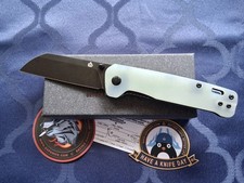 *NEW*🔥 QSP - Penguin V2 Folding Knife w/D2 Blade & Jade G10 Handle  (QS130W) picture