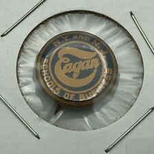 Vtg Antique Eagan Business School NY NJ Badge Button Pin Pinback w/Insert M8  picture