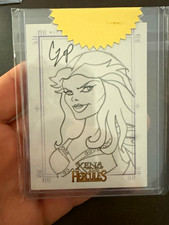 Rittenhouse Archives 2005 Xena/Hercules SketchAFEX ONS GP Auto Hard Signed picture