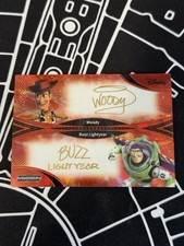 2025 Kakawow Phantom Disney Woody Buzz Light year Dual Auto /75 Toy Story  picture